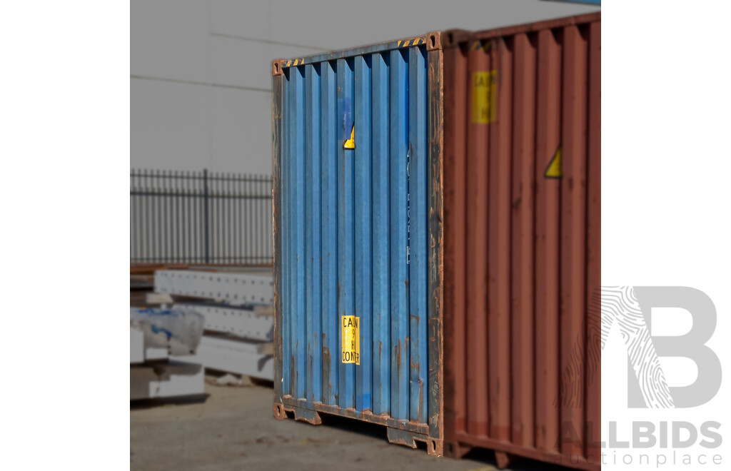 04/2007, 40Ft High Cube, Shipping Container - Blue