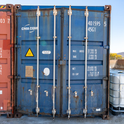 04/2007, 40Ft High Cube, Shipping Container - Blue