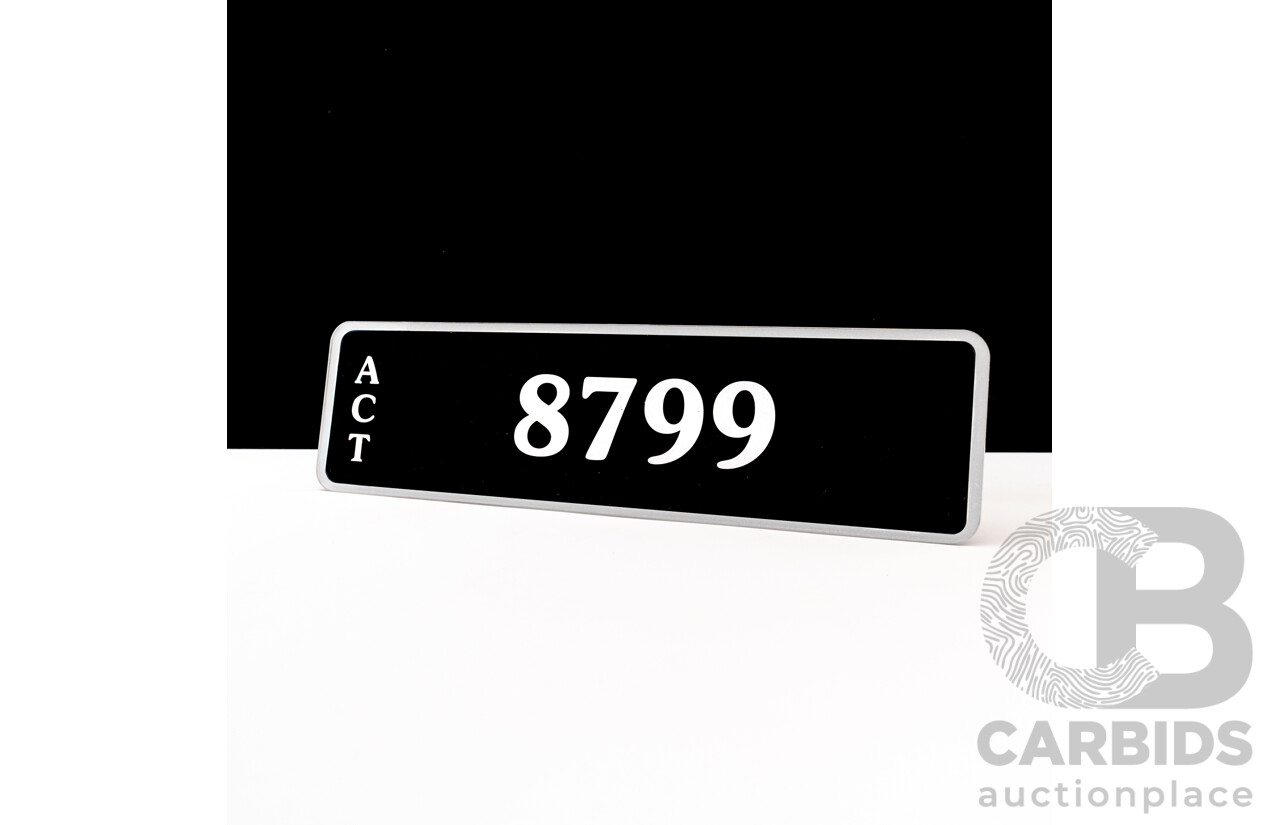 ACT 4-Digit Number Plate - 8799