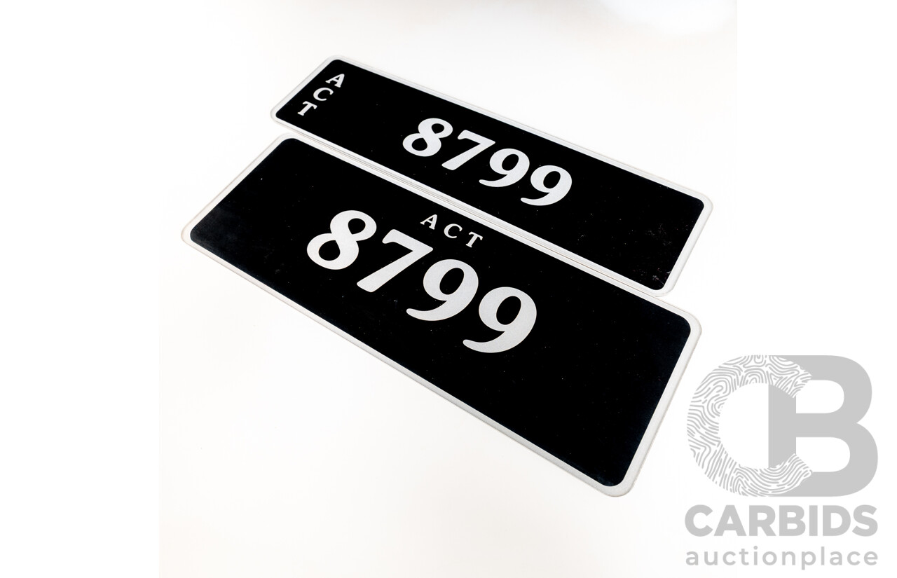 ACT 4-Digit Number Plate - 8799