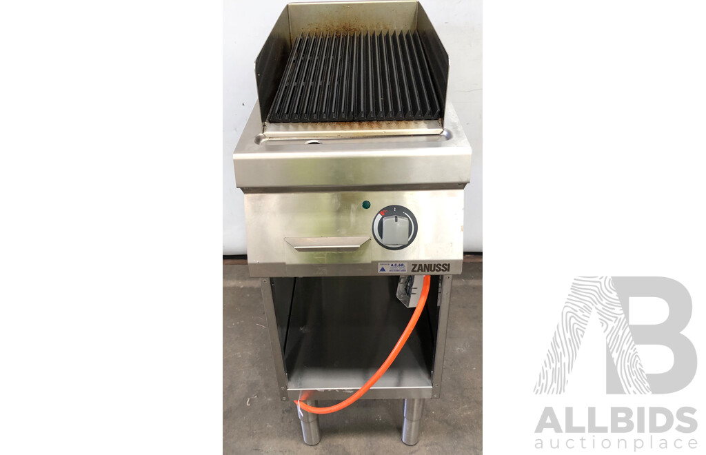 Zanussi Electric 400mm Freestanding Chargrill
