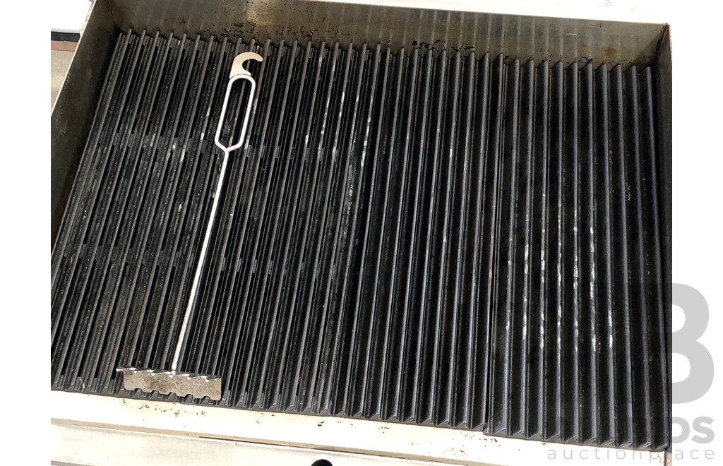 Zanussi 800mm Electric Benchtop Chargrill