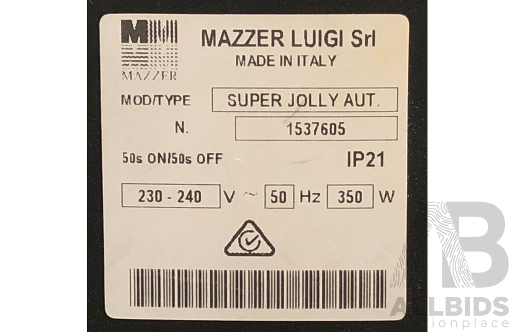 Mazzer Luigi SRL Professional Coffee Grinder