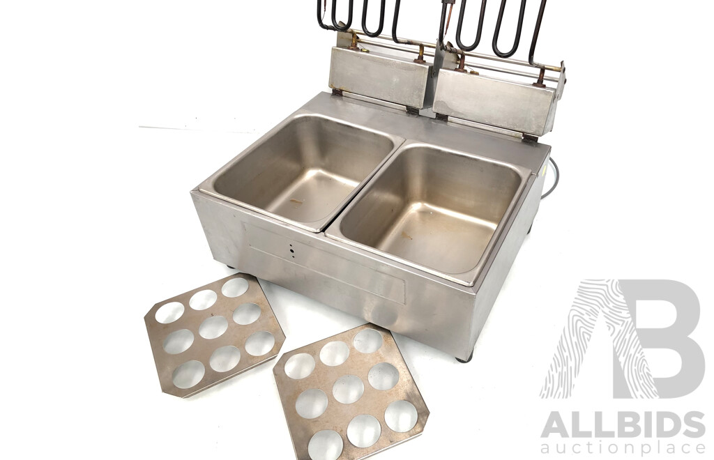 Woodson Dual Bay Electric Deep Fryer
