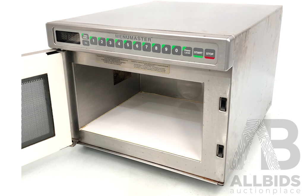 Menumaster 1100Watt Commercial Microwave Oven
