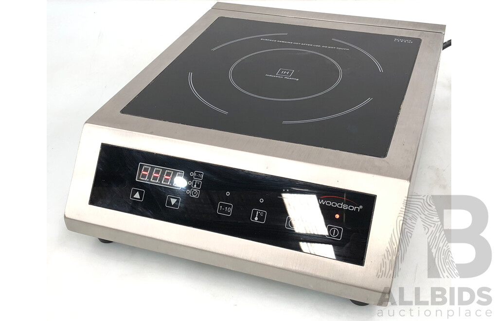 Woodson 2.4kW Single Induction Benchtop Cooker