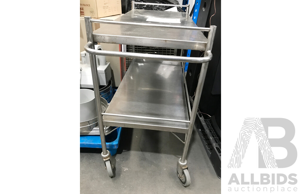 Stainless Steel 2 Tier Trolley