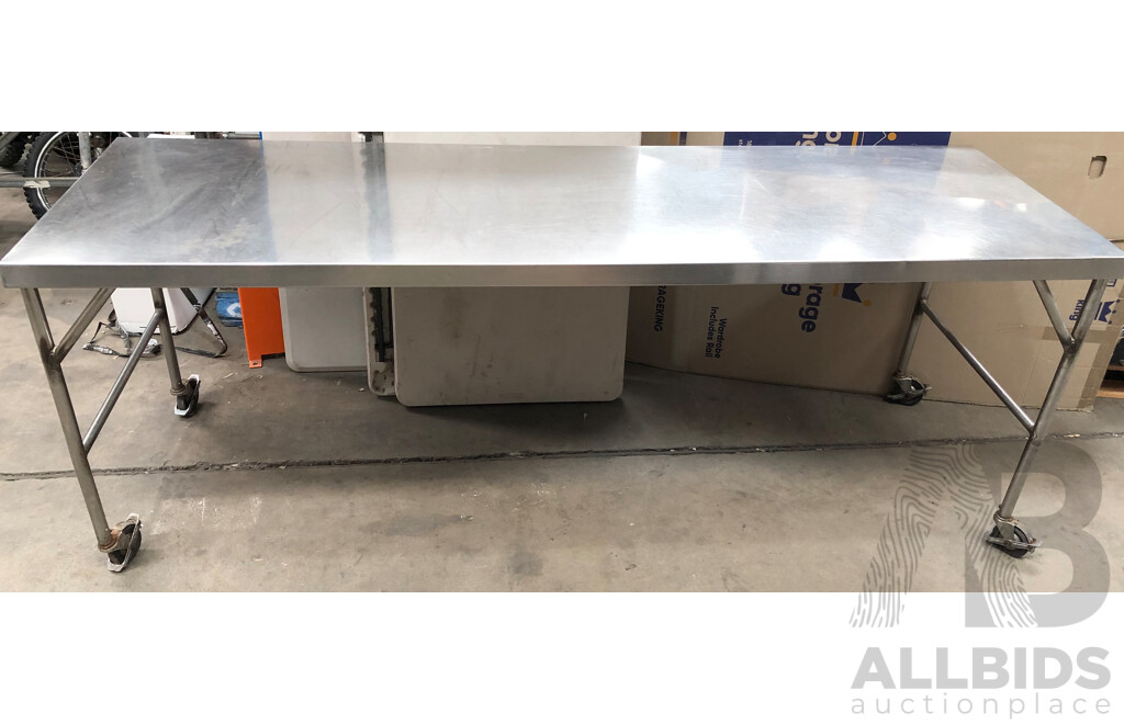 Commercial Stainless Steel Bench