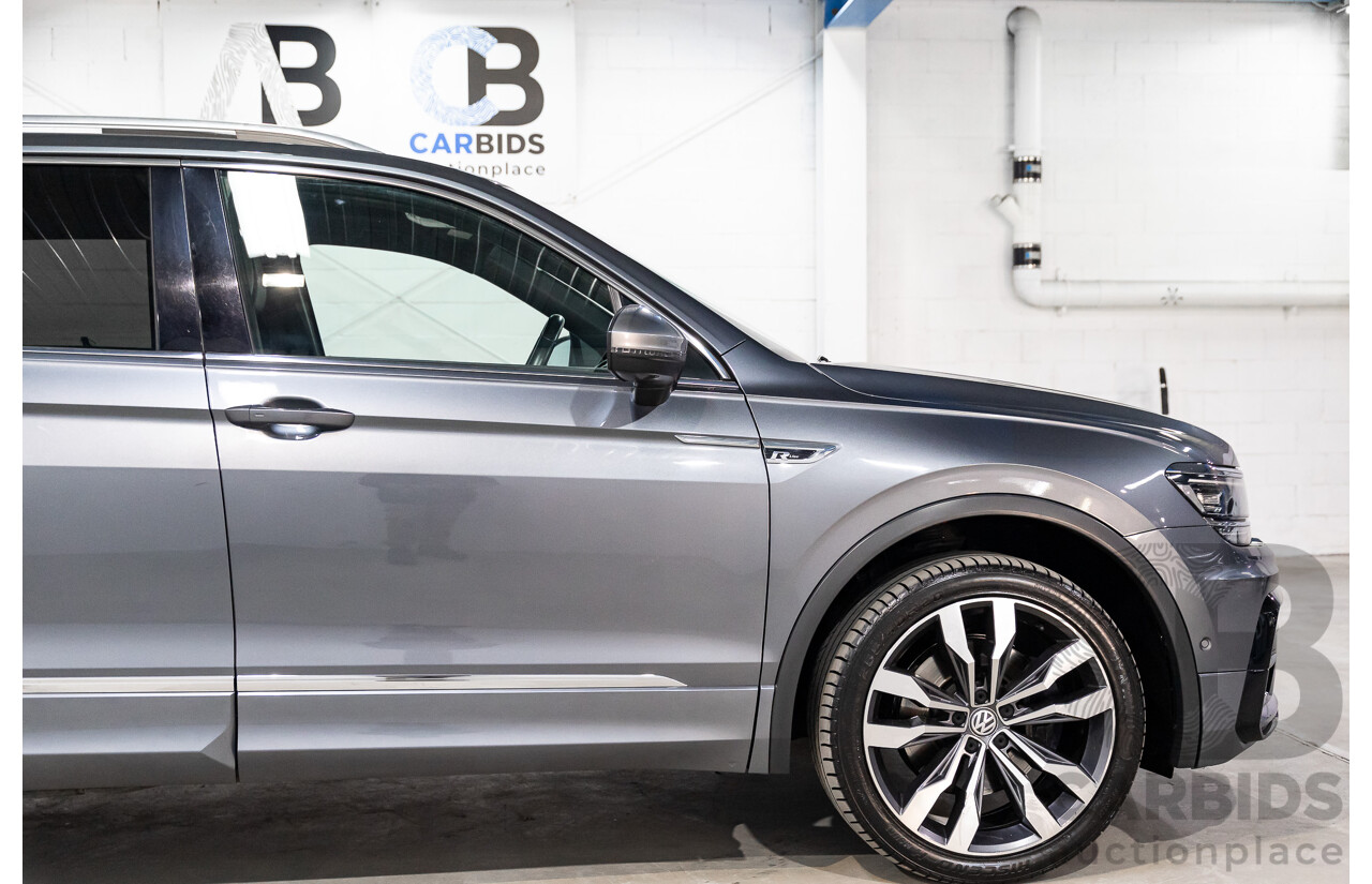 02/2020 Volkswagen Tiguan Highline Allspace R-Line Package 162 TSI (AWD) 5NA MY20 4d Wagon Platinum Grey Metallic Turbo 2.0L - 7 Seater