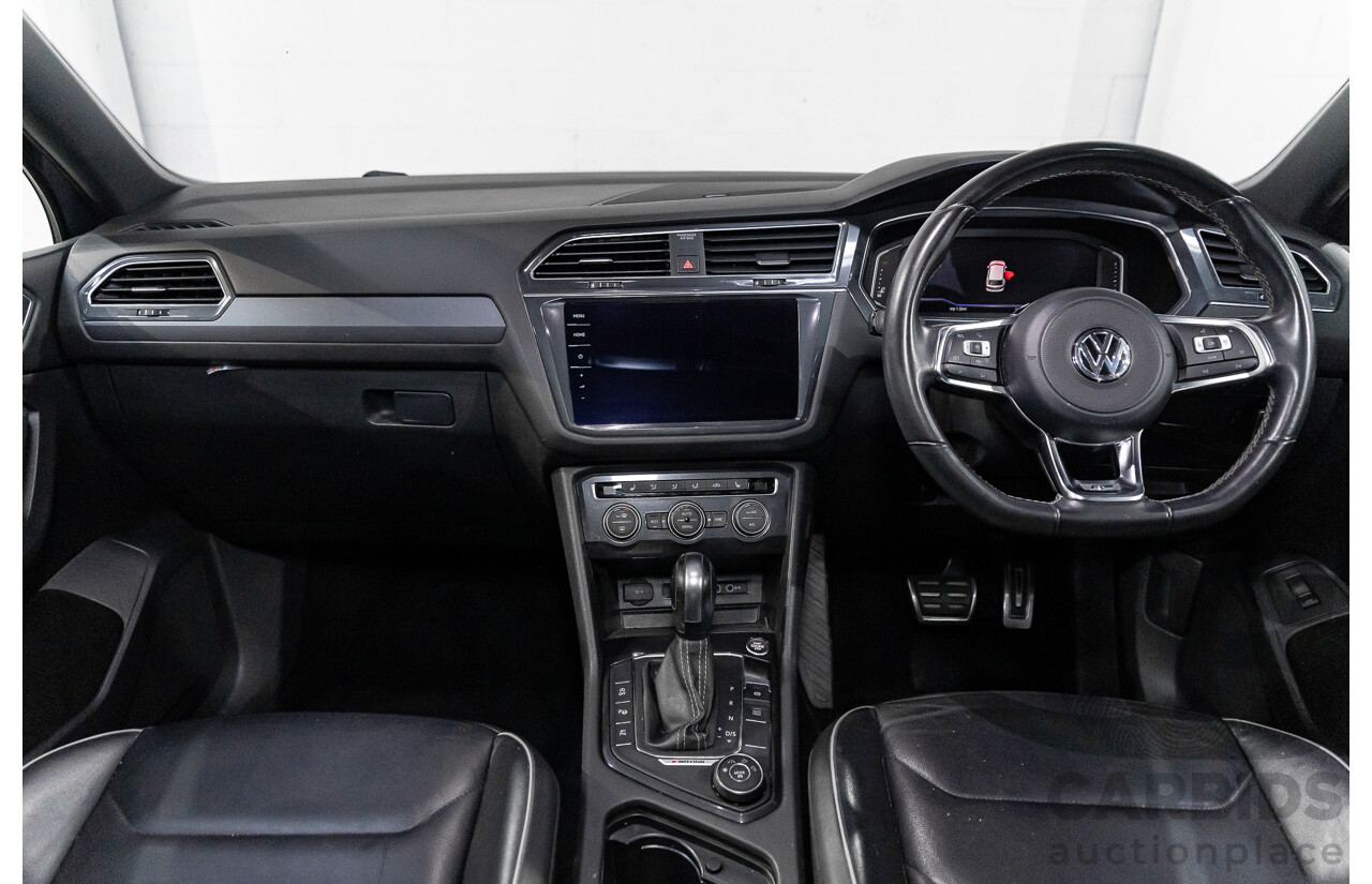 02/2020 Volkswagen Tiguan Highline Allspace R-Line Package 162 TSI (AWD) 5NA MY20 4d Wagon Platinum Grey Metallic Turbo 2.0L - 7 Seater