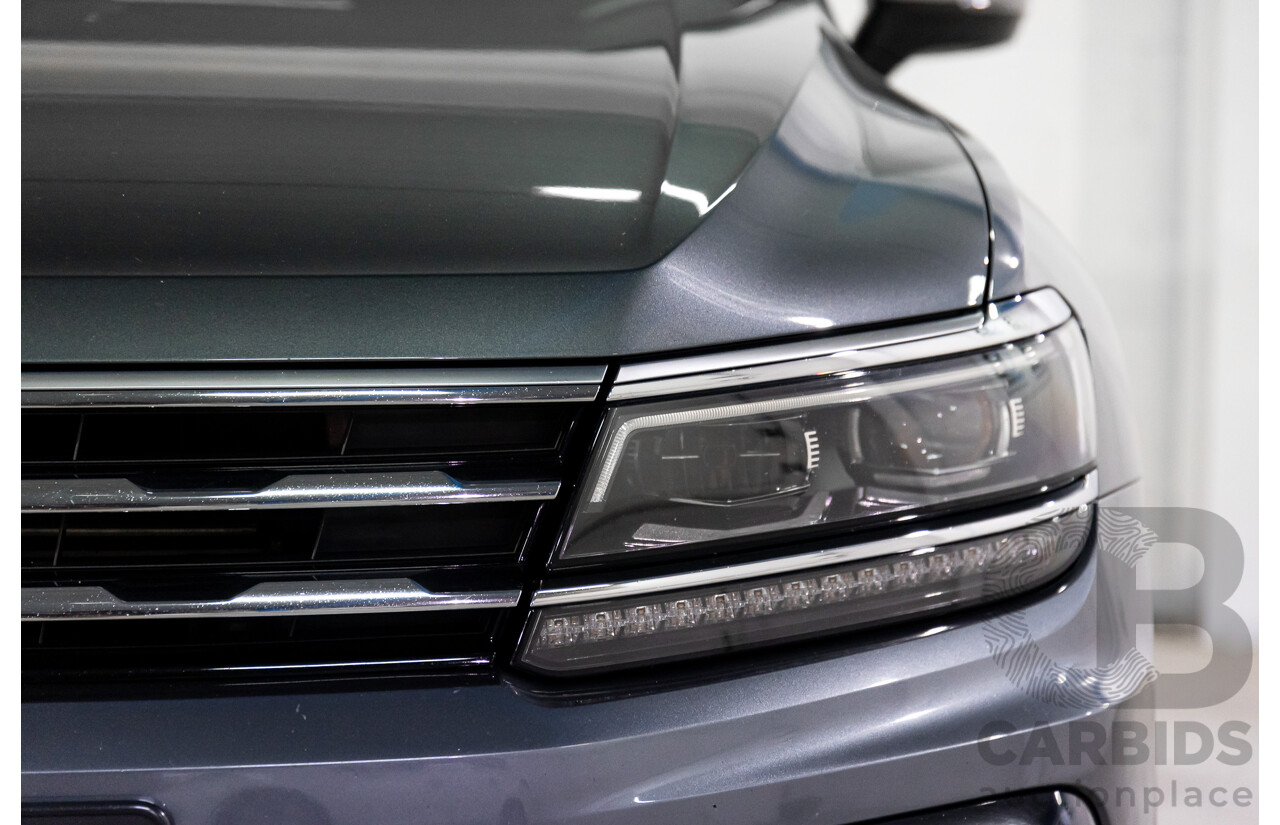 02/2020 Volkswagen Tiguan Highline Allspace R-Line Package 162 TSI (AWD) 5NA MY20 4d Wagon Platinum Grey Metallic Turbo 2.0L - 7 Seater