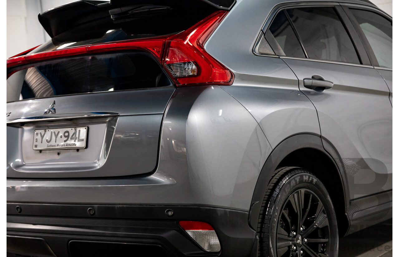 11/2019 Mitsubishi Eclipse Cross Black Edition (2WD) FWD YA MY19 4D Wagon Titanium Grey Metallic Turbo 1.5L