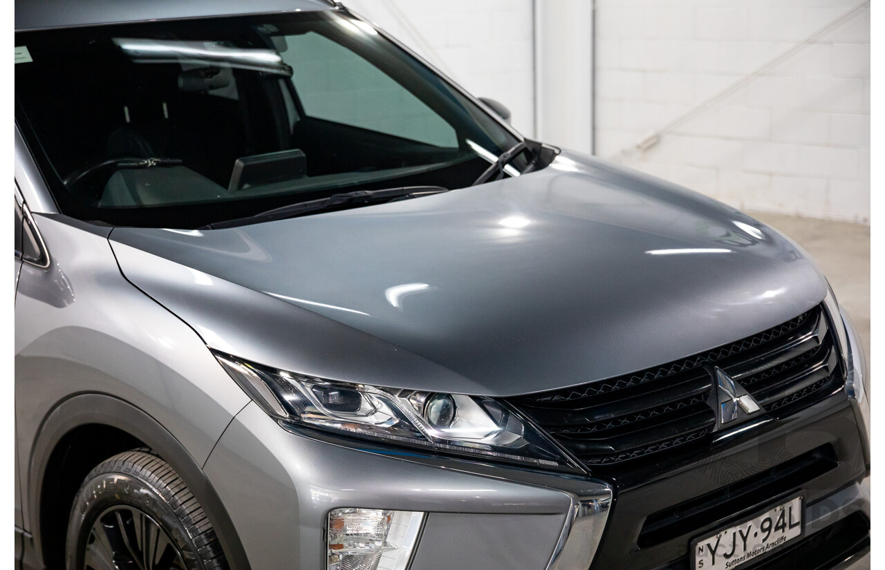 11/2019 Mitsubishi Eclipse Cross Black Edition (2WD) FWD YA MY19 4D Wagon Titanium Grey Metallic Turbo 1.5L