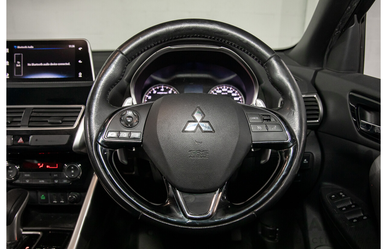 11/2019 Mitsubishi Eclipse Cross Black Edition (2WD) FWD YA MY19 4D Wagon Titanium Grey Metallic Turbo 1.5L