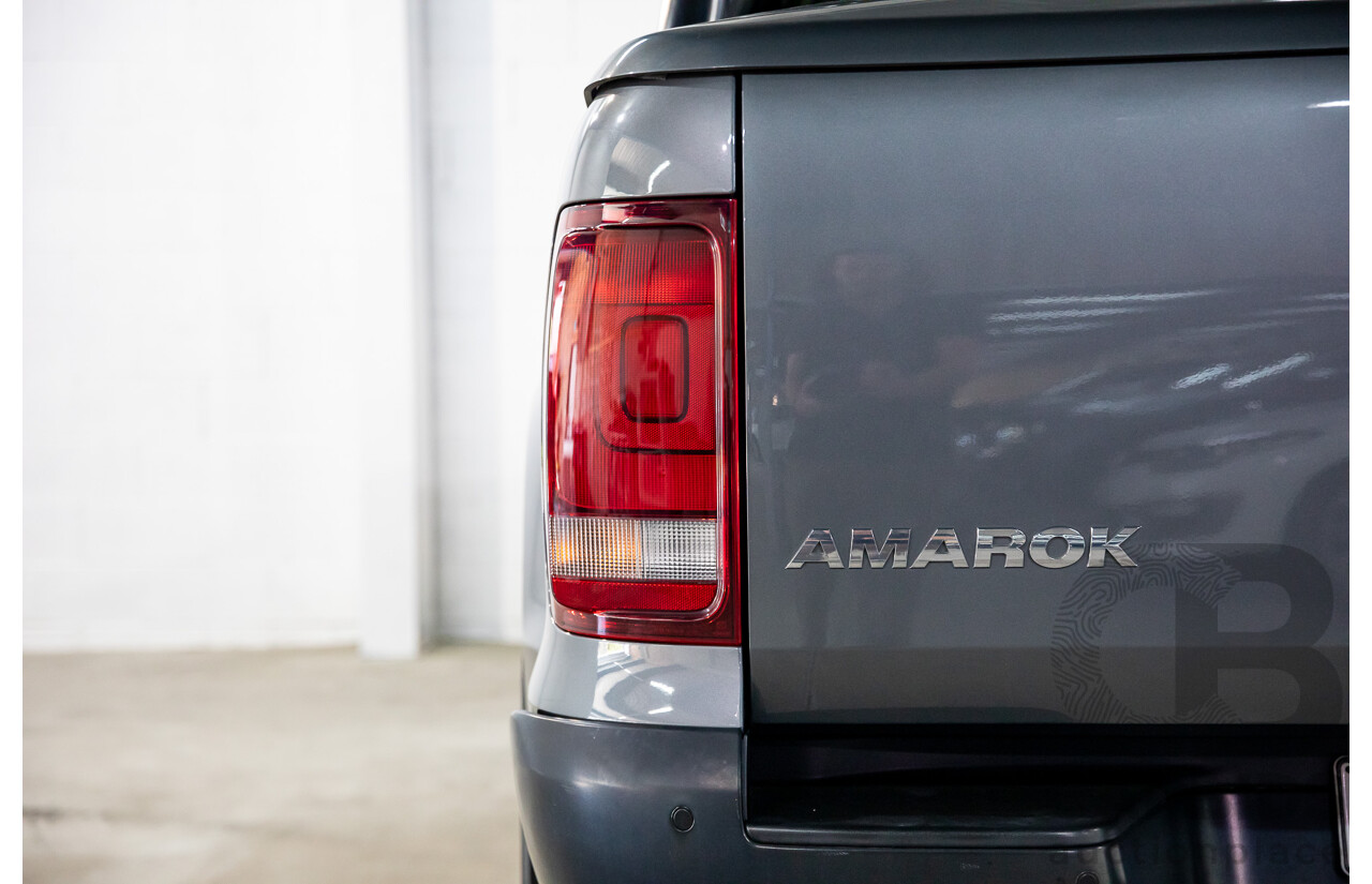 06/2016 Volkswagen Amarok TDI420 Atacama (4x4) 2H MY16 Dual Cab Utility Natural Grey Metallic Turbo Diesel 2.0L