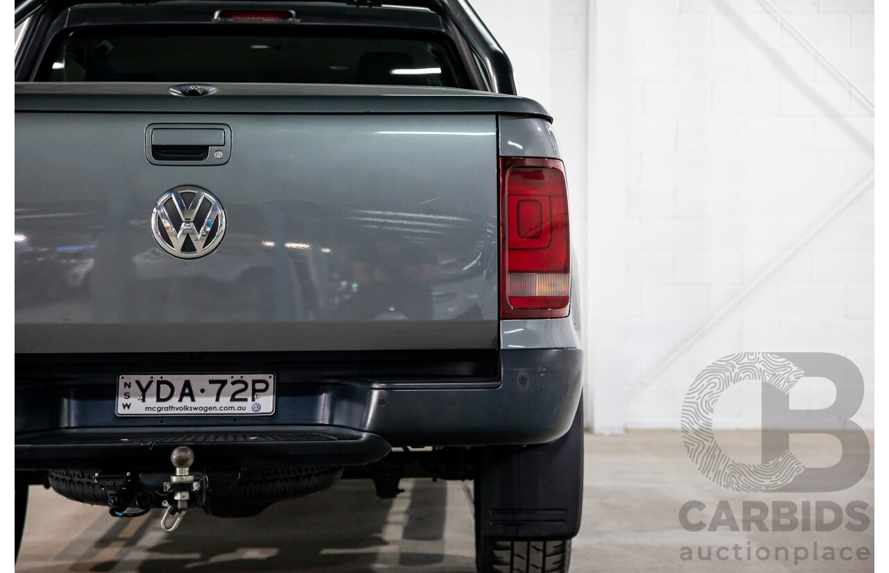 06/2016 Volkswagen Amarok TDI420 Atacama (4x4) 2H MY16 Dual Cab Utility Natural Grey Metallic Turbo Diesel 2.0L
