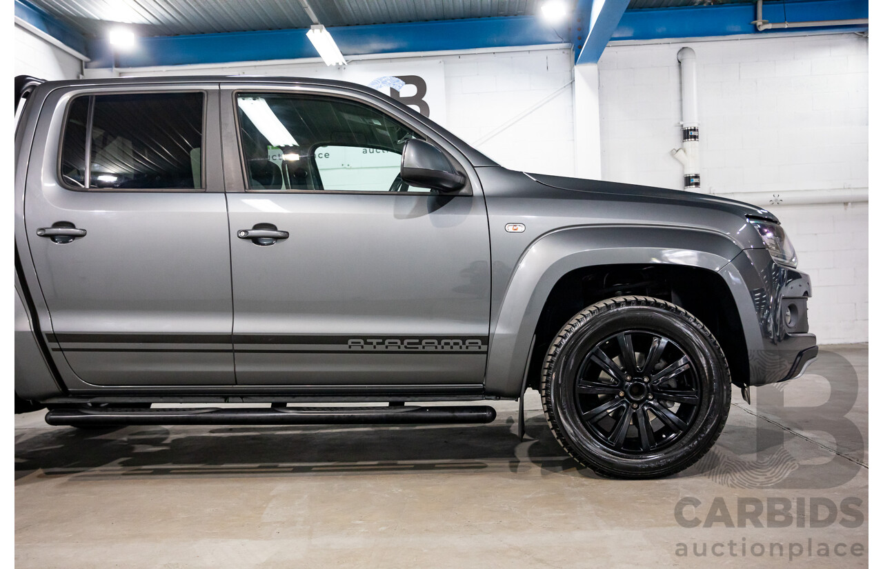 06/2016 Volkswagen Amarok TDI420 Atacama (4x4) 2H MY16 Dual Cab Utility Natural Grey Metallic Turbo Diesel 2.0L