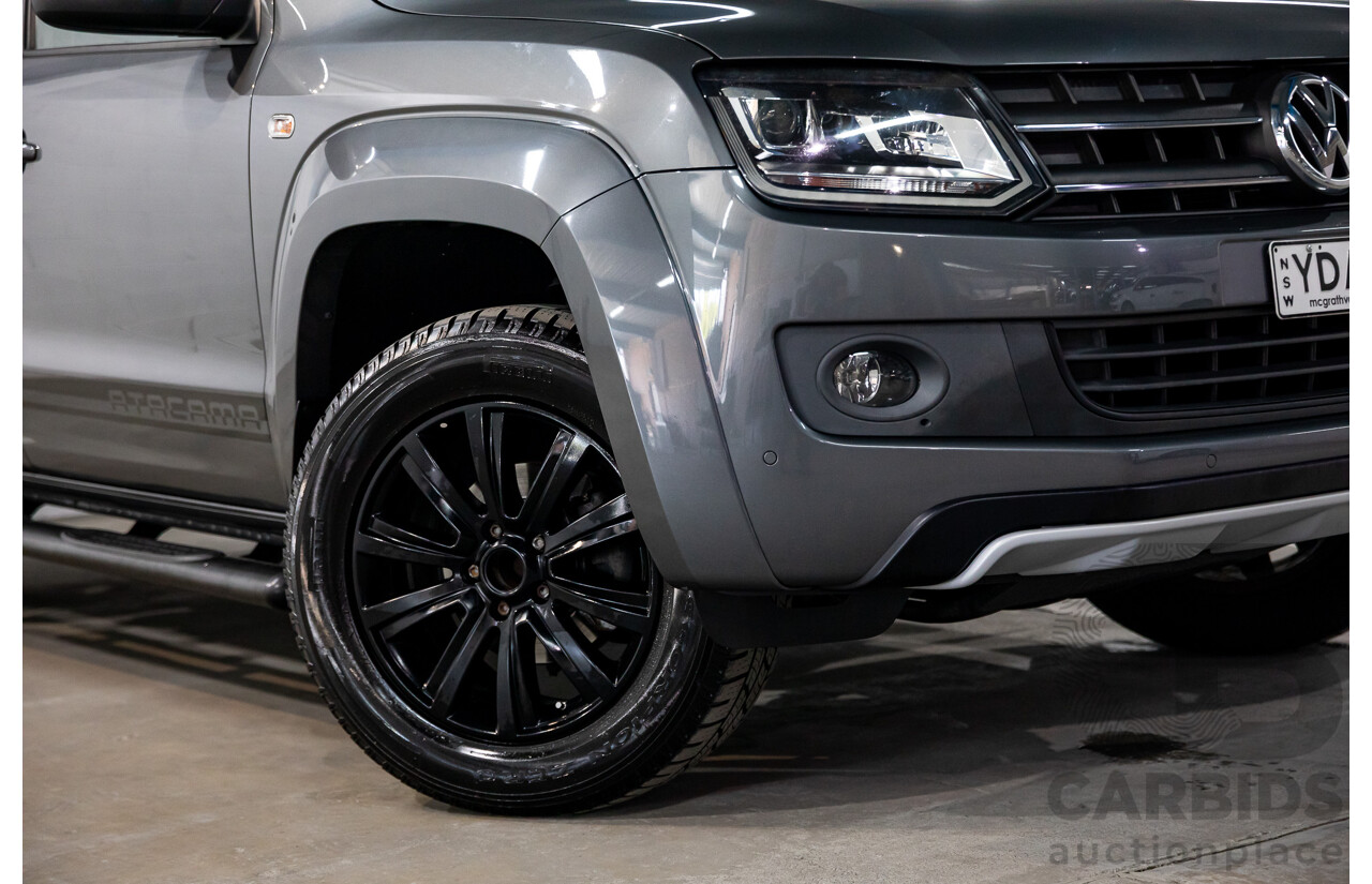 06/2016 Volkswagen Amarok TDI420 Atacama (4x4) 2H MY16 Dual Cab Utility Natural Grey Metallic Turbo Diesel 2.0L