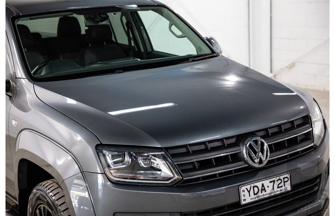 06/2016 Volkswagen Amarok TDI420 Atacama (4x4) 2H MY16 Dual Cab Utility Natural Grey Metallic Turbo Diesel 2.0L