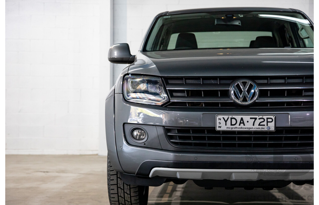 06/2016 Volkswagen Amarok TDI420 Atacama (4x4) 2H MY16 Dual Cab Utility Natural Grey Metallic Turbo Diesel 2.0L