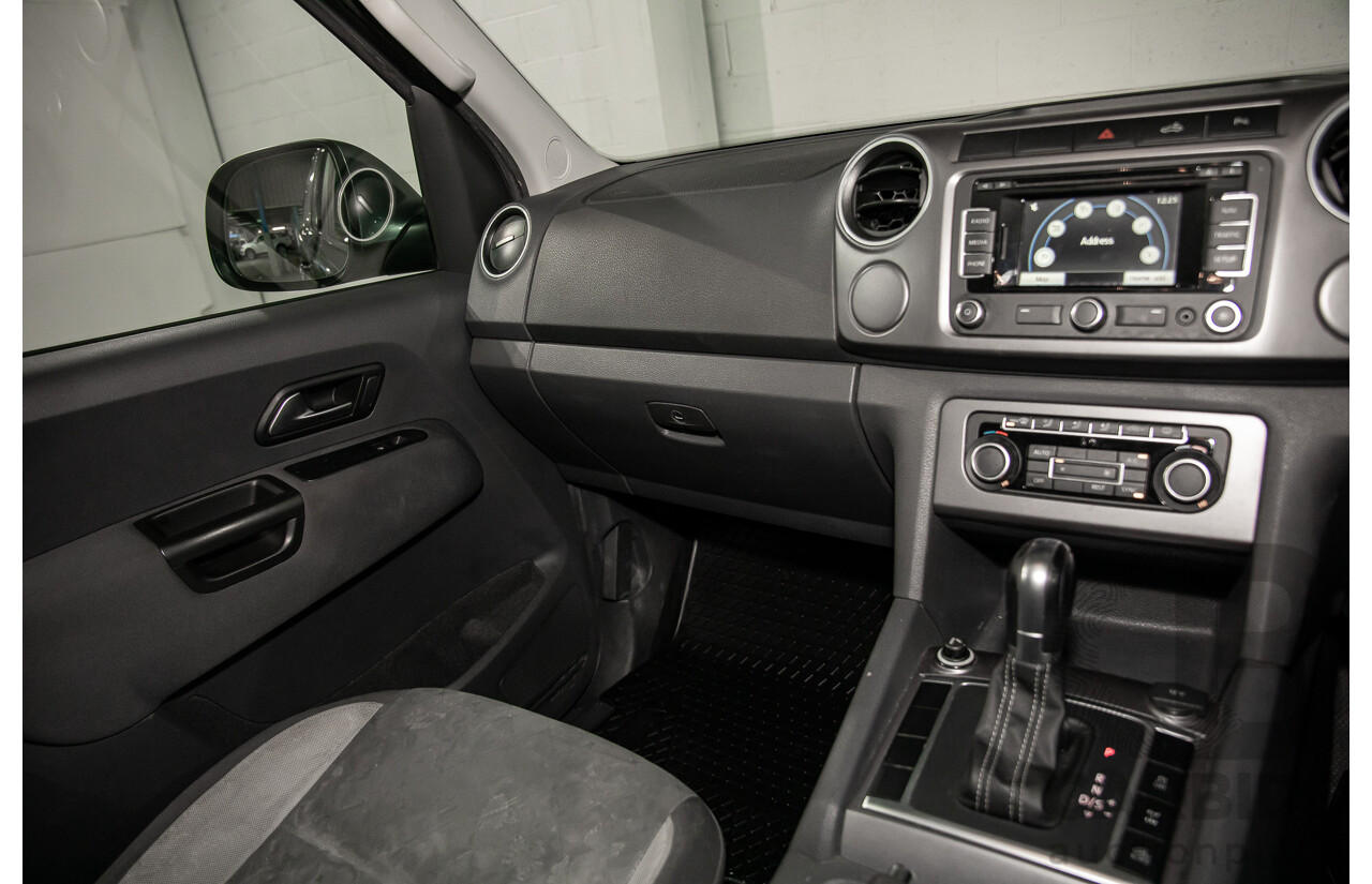 06/2016 Volkswagen Amarok TDI420 Atacama (4x4) 2H MY16 Dual Cab Utility Natural Grey Metallic Turbo Diesel 2.0L