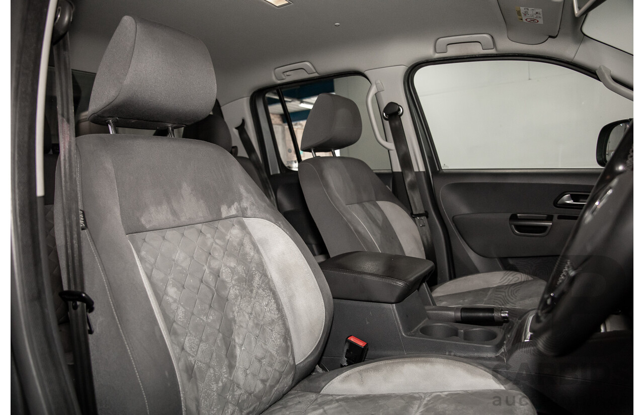 06/2016 Volkswagen Amarok TDI420 Atacama (4x4) 2H MY16 Dual Cab Utility Natural Grey Metallic Turbo Diesel 2.0L