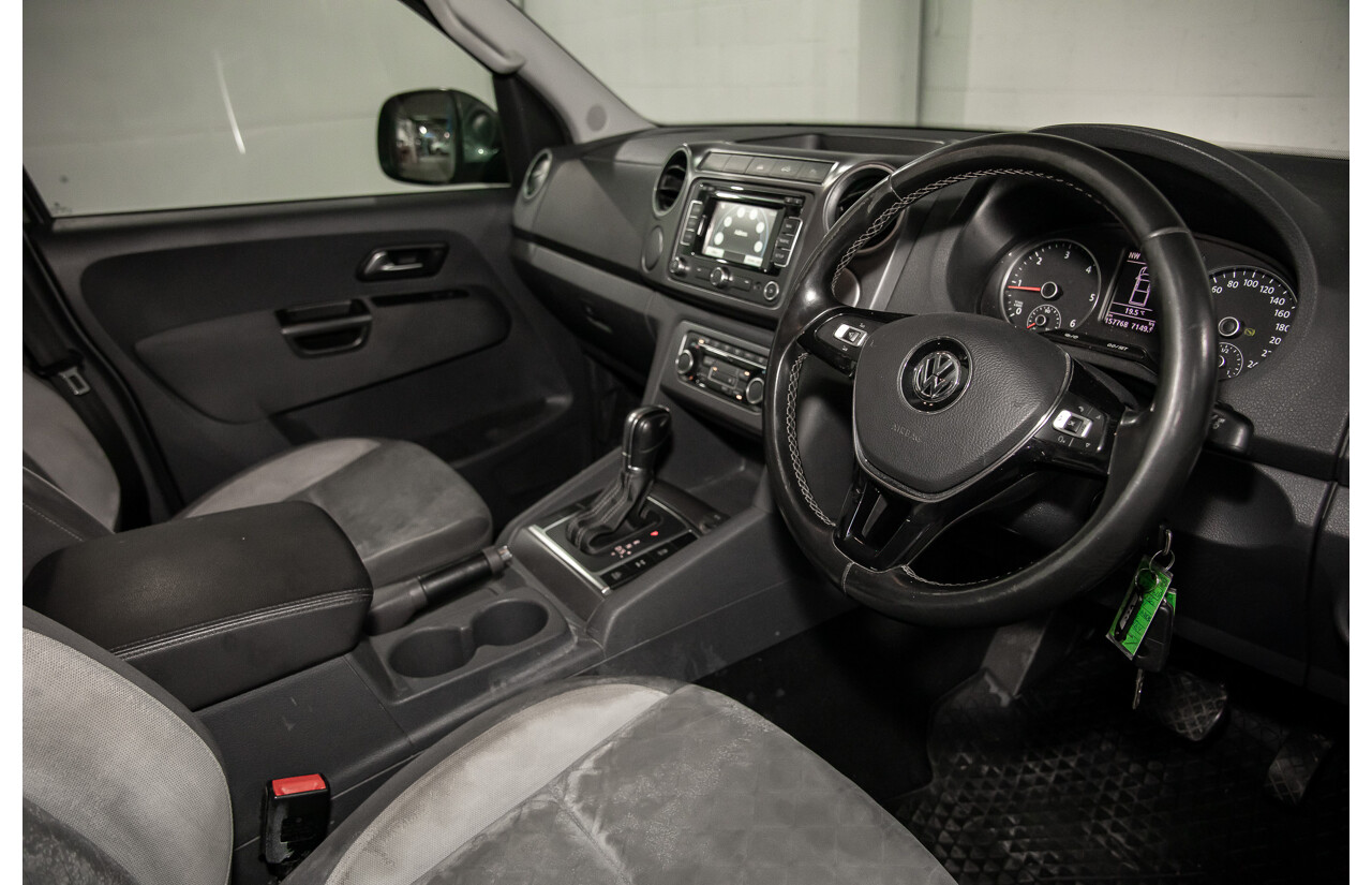 06/2016 Volkswagen Amarok TDI420 Atacama (4x4) 2H MY16 Dual Cab Utility Natural Grey Metallic Turbo Diesel 2.0L