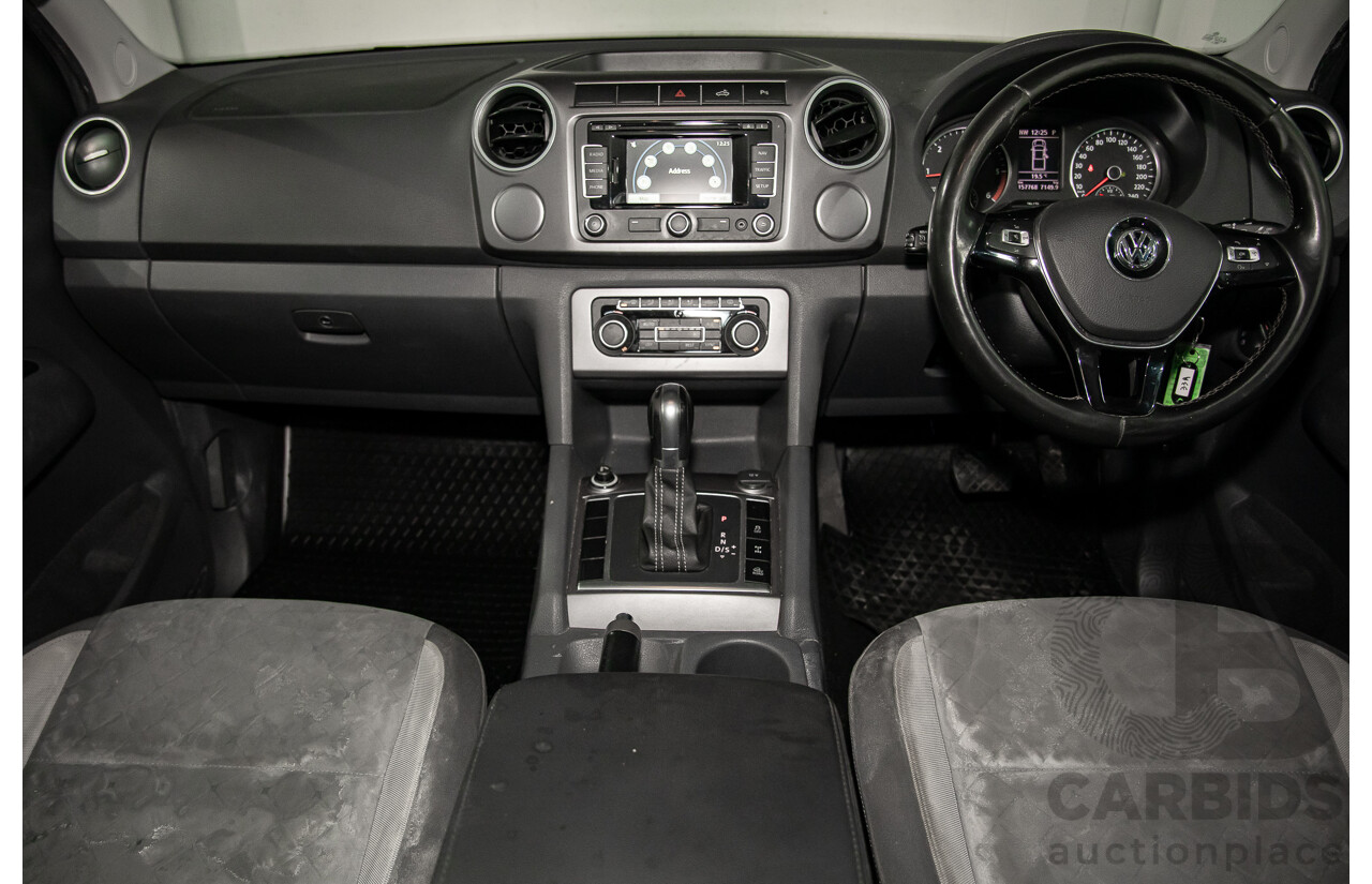 06/2016 Volkswagen Amarok TDI420 Atacama (4x4) 2H MY16 Dual Cab Utility Natural Grey Metallic Turbo Diesel 2.0L