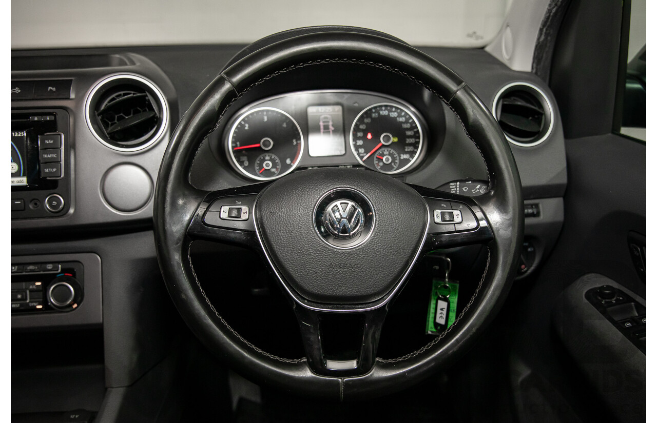 06/2016 Volkswagen Amarok TDI420 Atacama (4x4) 2H MY16 Dual Cab Utility Natural Grey Metallic Turbo Diesel 2.0L