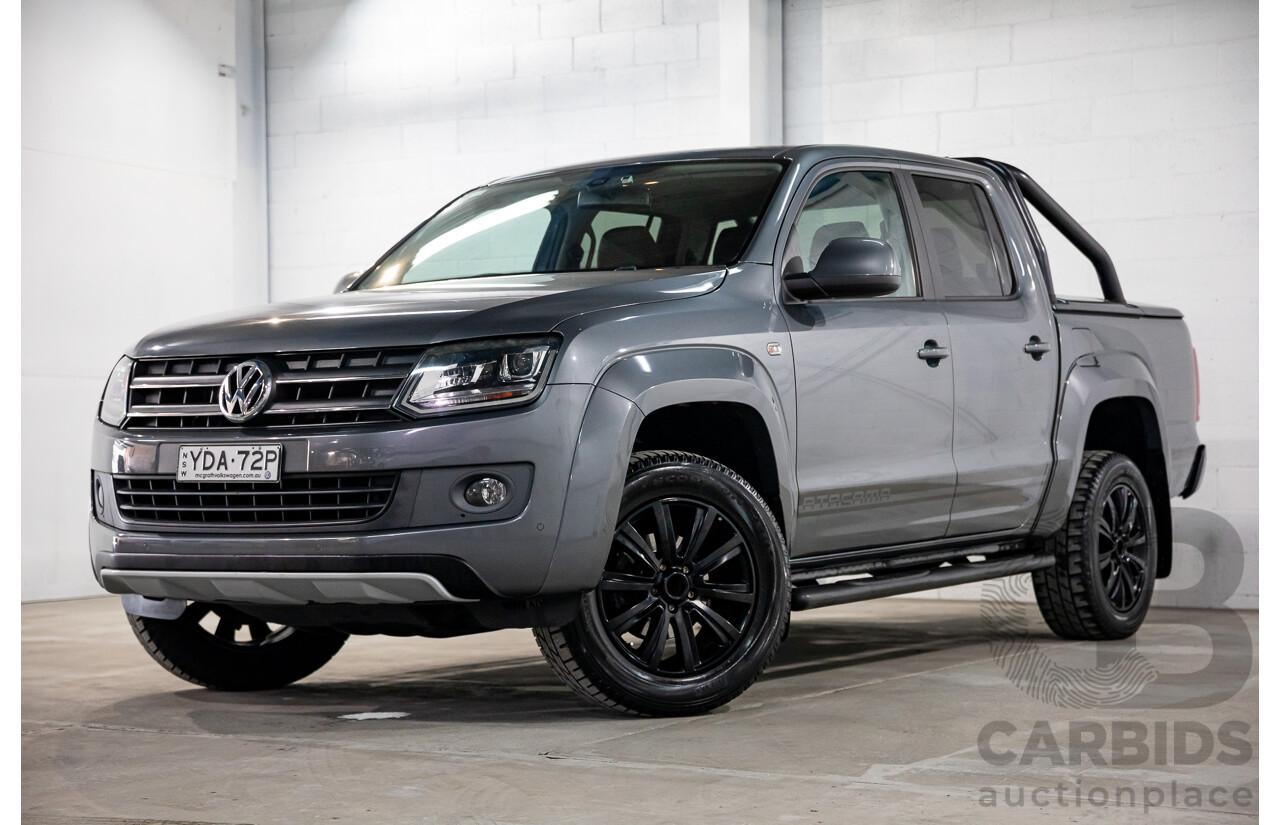 06/2016 Volkswagen Amarok TDI420 Atacama (4x4) 2H MY16 Dual Cab Utility Natural Grey Metallic Turbo Diesel 2.0L