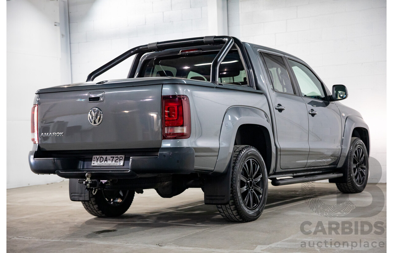 06/2016 Volkswagen Amarok TDI420 Atacama (4x4) 2H MY16 Dual Cab Utility Natural Grey Metallic Turbo Diesel 2.0L