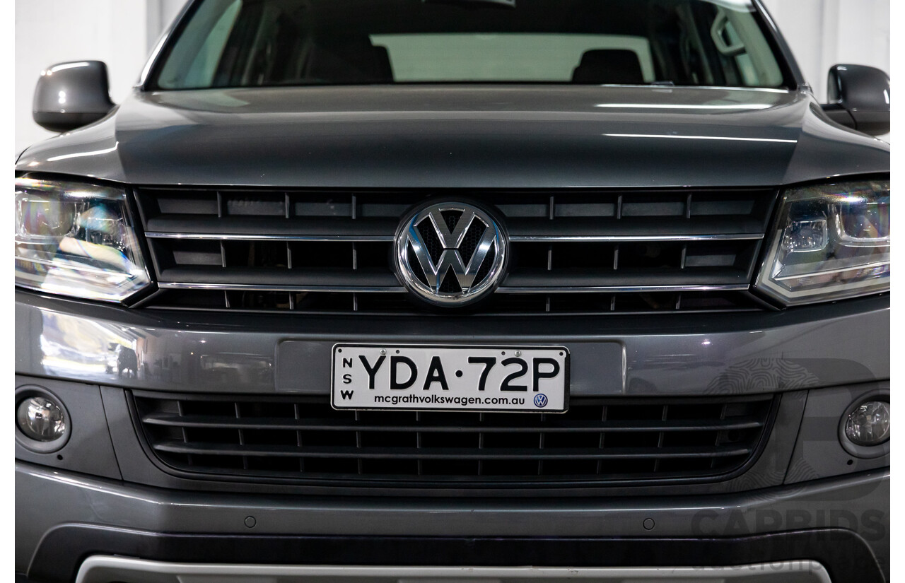 06/2016 Volkswagen Amarok TDI420 Atacama (4x4) 2H MY16 Dual Cab Utility Natural Grey Metallic Turbo Diesel 2.0L