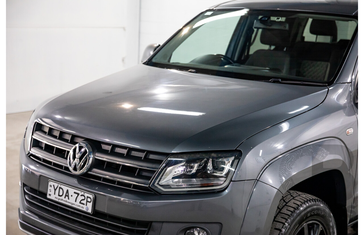 06/2016 Volkswagen Amarok TDI420 Atacama (4x4) 2H MY16 Dual Cab Utility Natural Grey Metallic Turbo Diesel 2.0L
