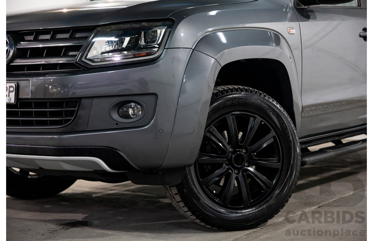 06/2016 Volkswagen Amarok TDI420 Atacama (4x4) 2H MY16 Dual Cab Utility Natural Grey Metallic Turbo Diesel 2.0L