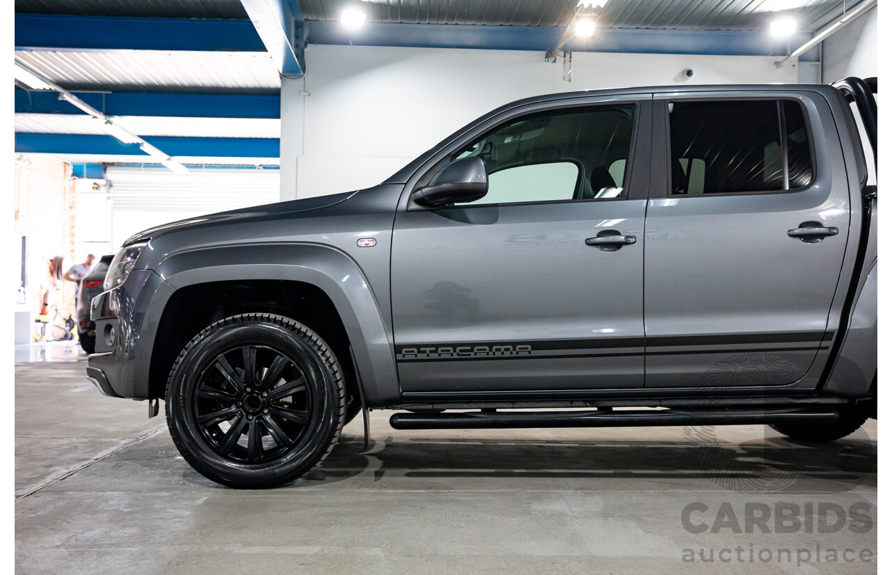 06/2016 Volkswagen Amarok TDI420 Atacama (4x4) 2H MY16 Dual Cab Utility Natural Grey Metallic Turbo Diesel 2.0L