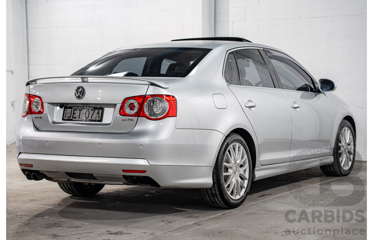 6/2007 Volkswagen Jetta 2.0 Turbo FSI 1KM 4d Sedan Reflex Silver Turbo 2.0L