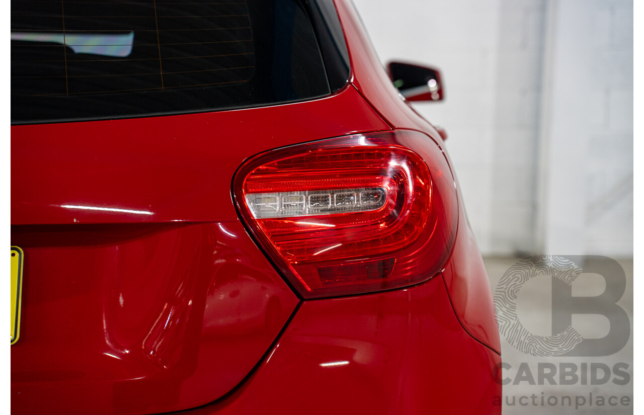 3/2014 Mercedes-Benz A180 BE 176 5d Hatchback Jupiter Red Turbo 1.6L