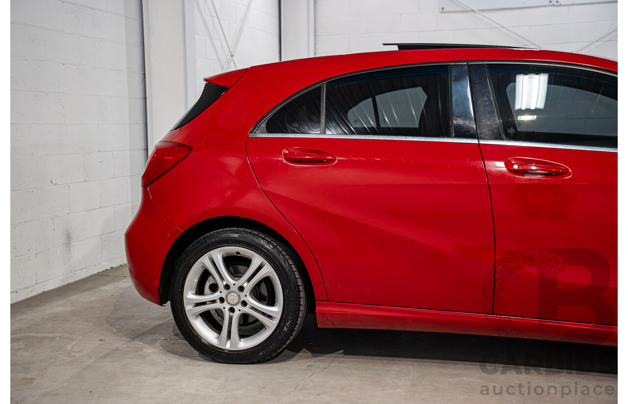3/2014 Mercedes-Benz A180 BE 176 5d Hatchback Jupiter Red Turbo 1.6L