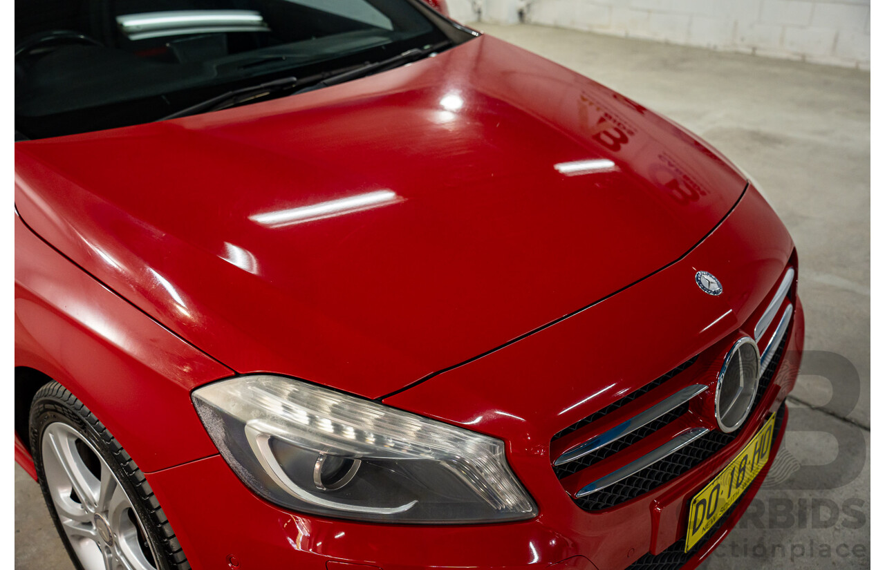 3/2014 Mercedes-Benz A180 BE 176 5d Hatchback Jupiter Red Turbo 1.6L