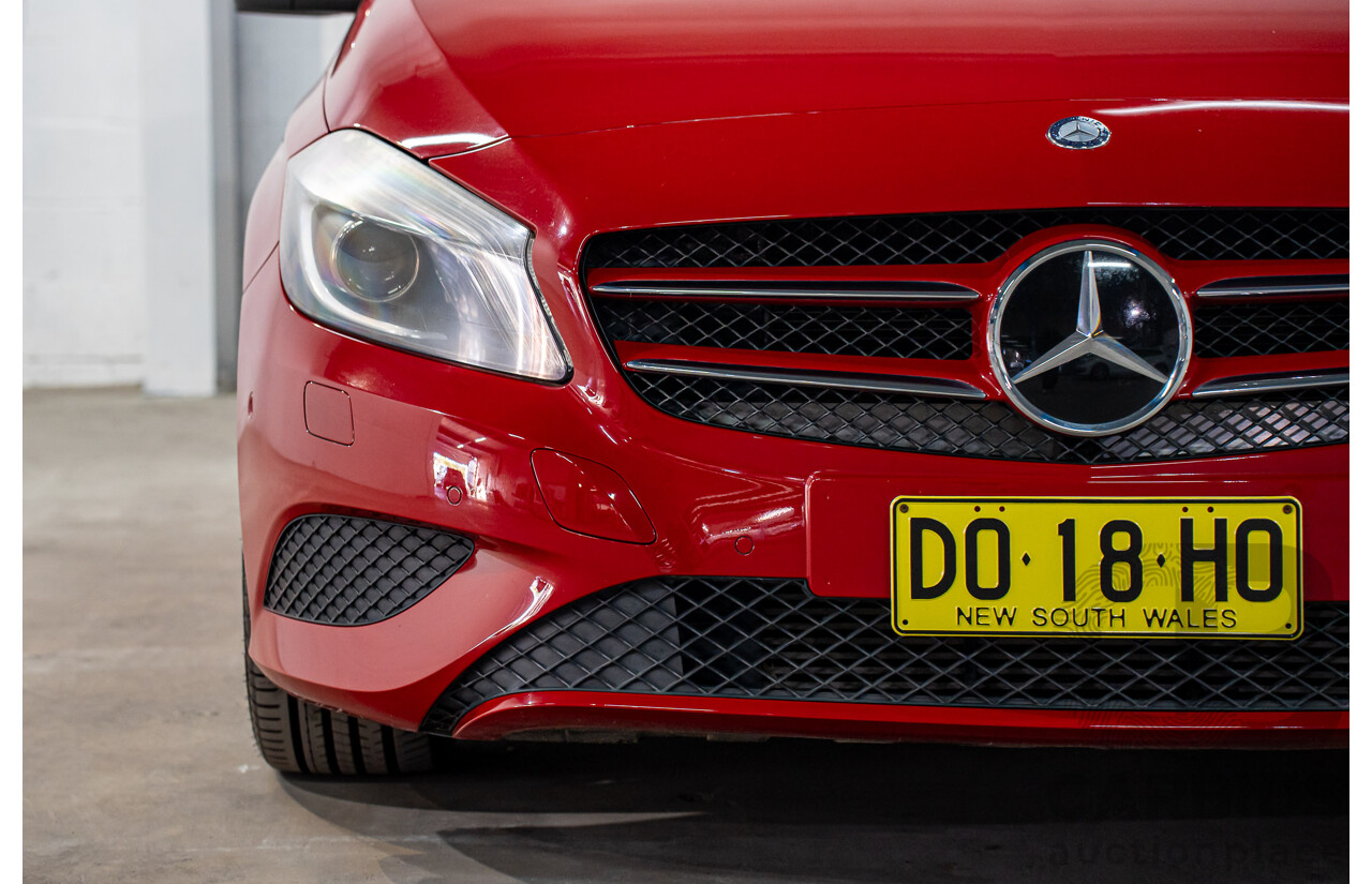 3/2014 Mercedes-Benz A180 BE 176 5d Hatchback Jupiter Red Turbo 1.6L