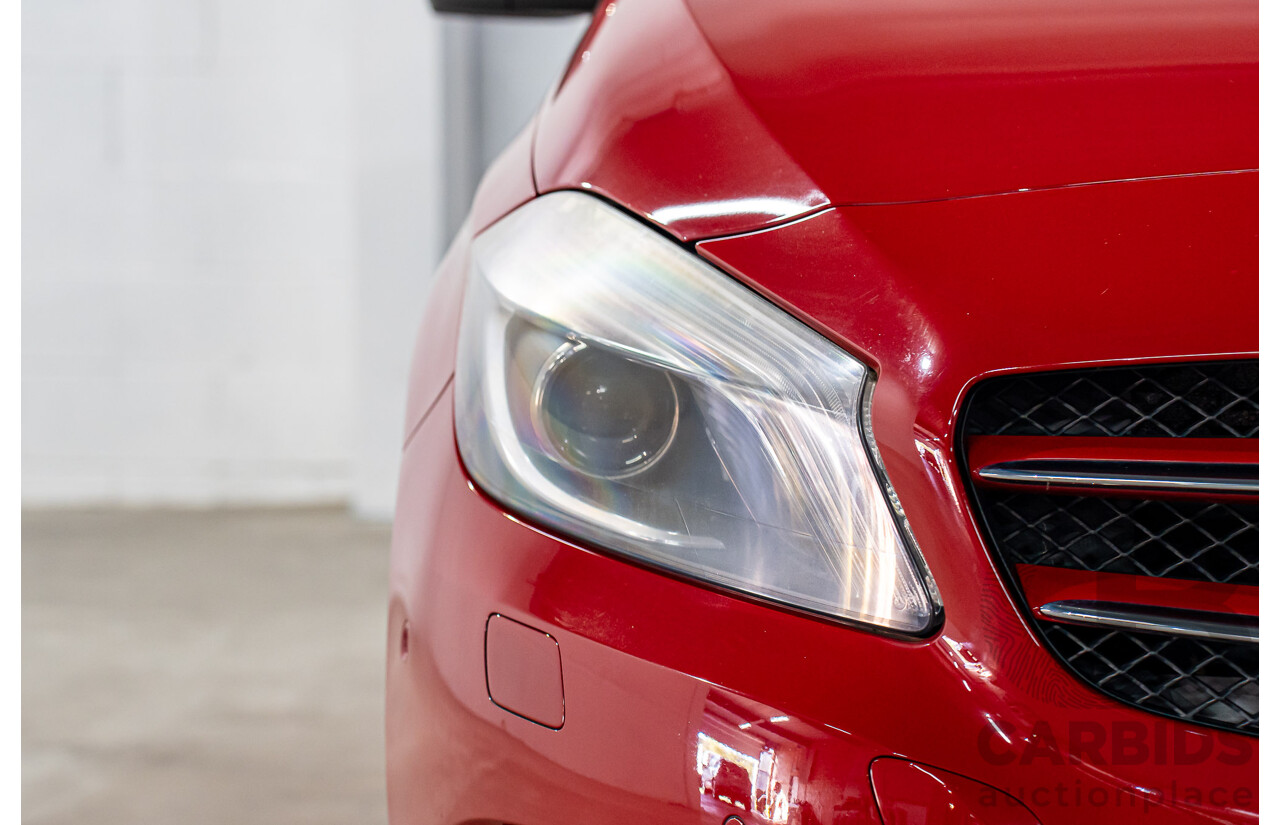 3/2014 Mercedes-Benz A180 BE 176 5d Hatchback Jupiter Red Turbo 1.6L