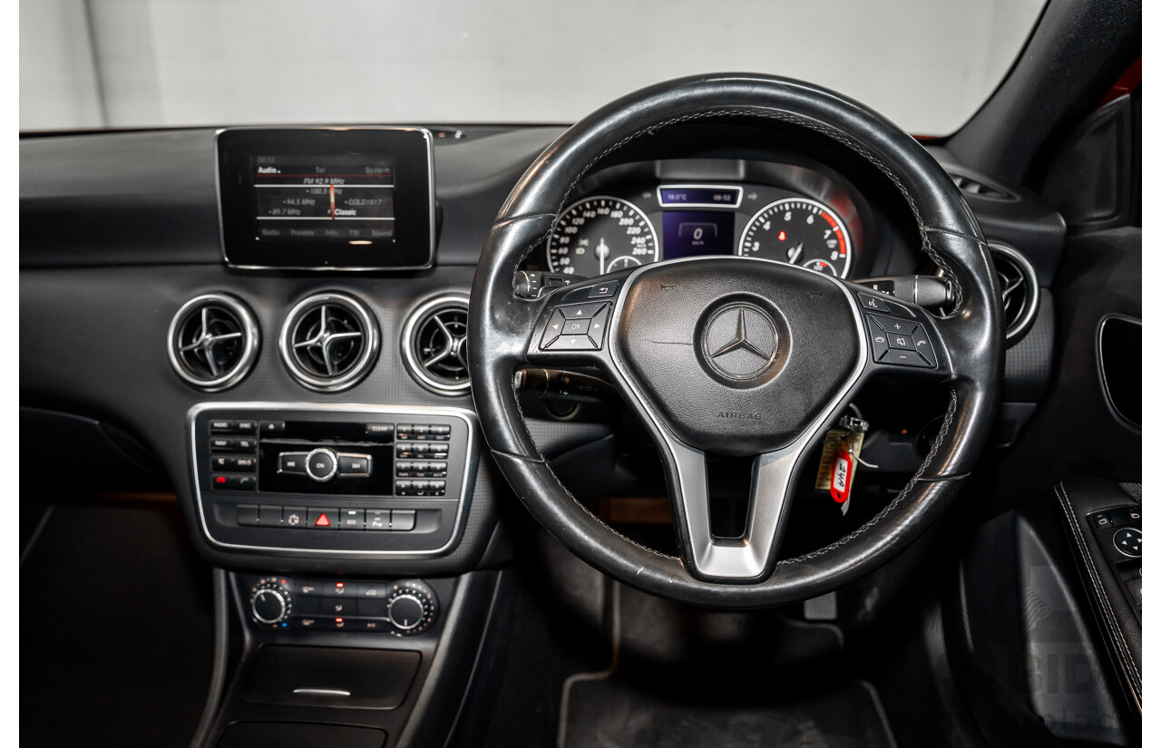 3/2014 Mercedes-Benz A180 BE 176 5d Hatchback Jupiter Red Turbo 1.6L