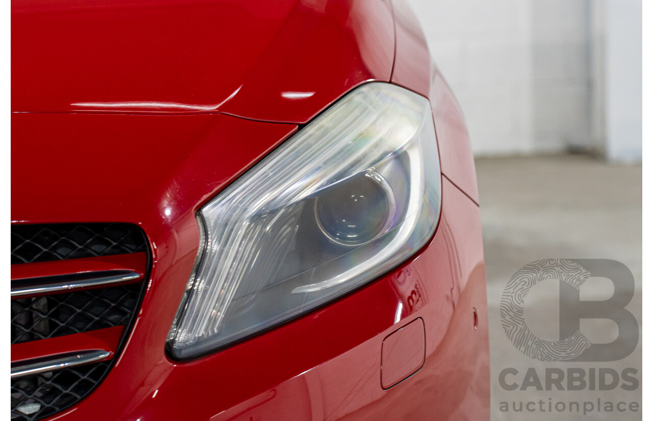 3/2014 Mercedes-Benz A180 BE 176 5d Hatchback Jupiter Red Turbo 1.6L