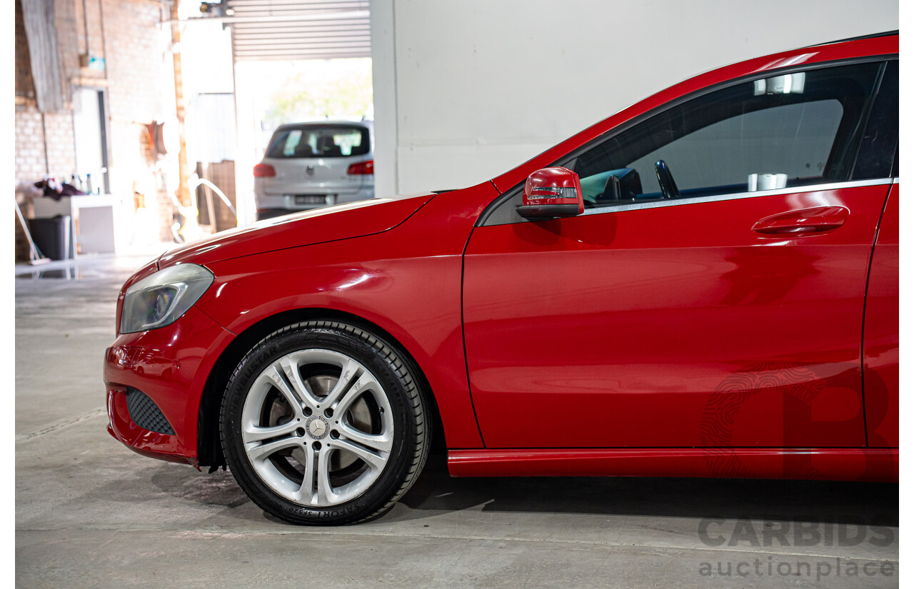3/2014 Mercedes-Benz A180 BE 176 5d Hatchback Jupiter Red Turbo 1.6L