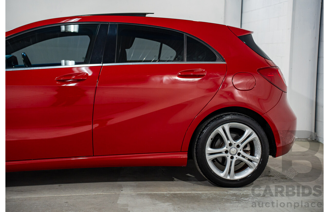 3/2014 Mercedes-Benz A180 BE 176 5d Hatchback Jupiter Red Turbo 1.6L