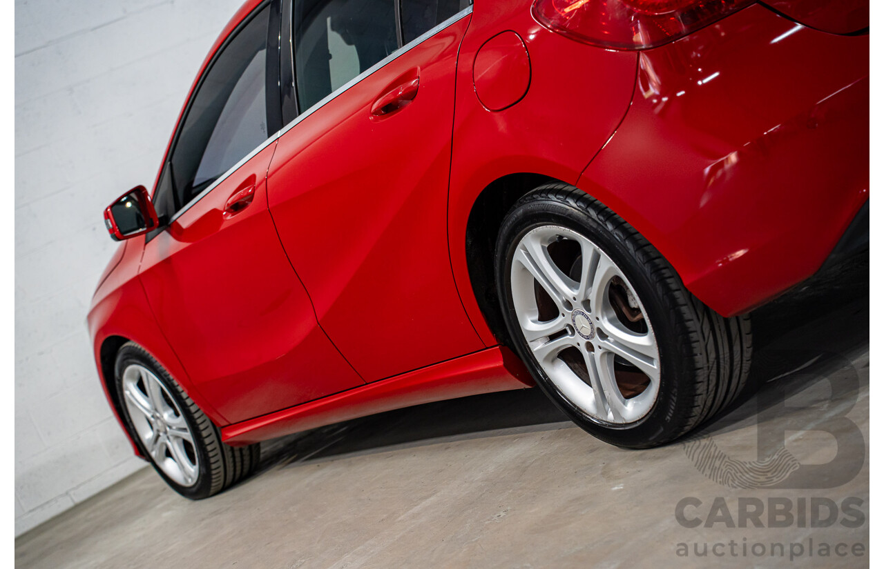 3/2014 Mercedes-Benz A180 BE 176 5d Hatchback Jupiter Red Turbo 1.6L