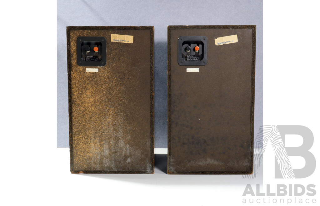 Pair Technics Model SB X 500A Three Way Speaker System Speakers