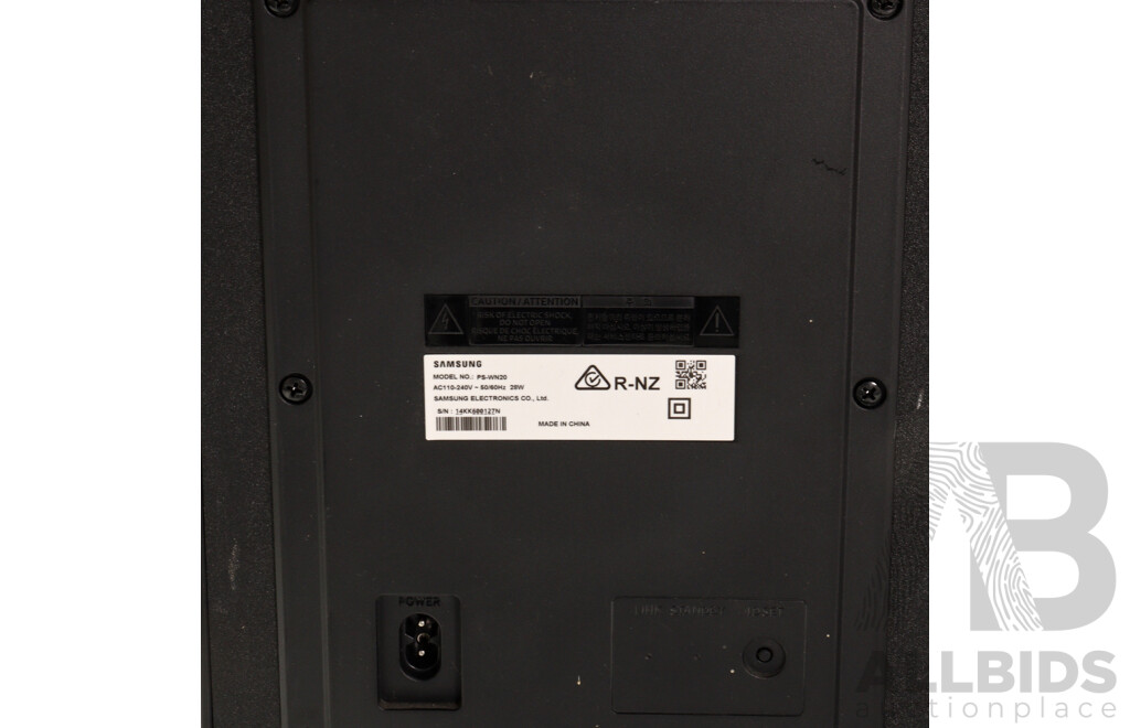 Samsung Model HW N450 Bar Speaker with Samsung Model PS WN20 Speaker