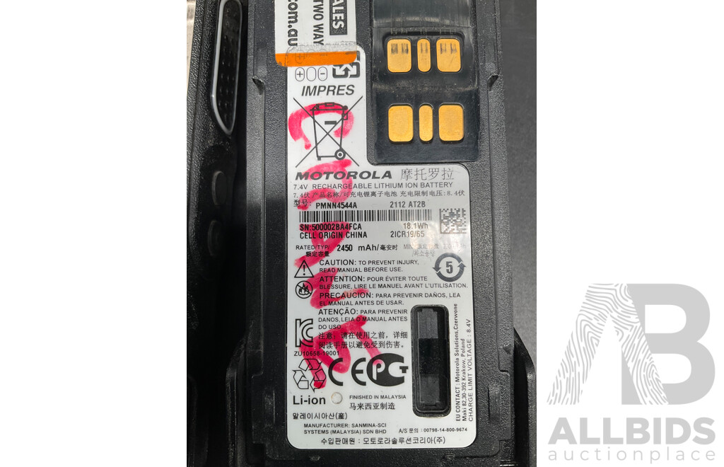 MOTOROLA (DP4400e) Series Portable Two-Way Radio - ORP $1437