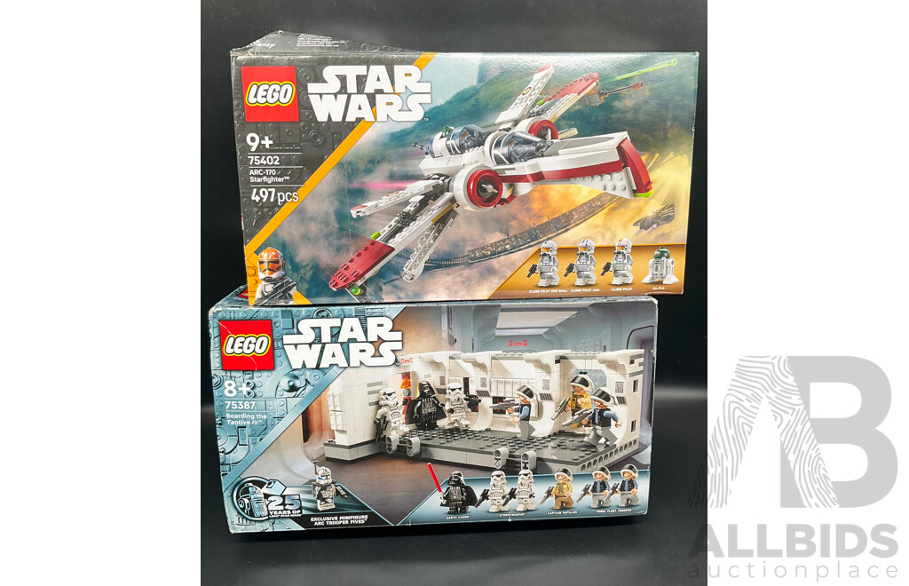 LEGO Star Wars (75402) and (75387) - Lot of 2 - ORP $179.99
